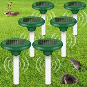 Ahuyentador de Animales Ecológico con Vibración de Pulso Sónico, Estaca para Jardín, Patio, Granja, Topos, Ratas, <span class=keywords><strong>Ratones</strong></span> - Product Image 5