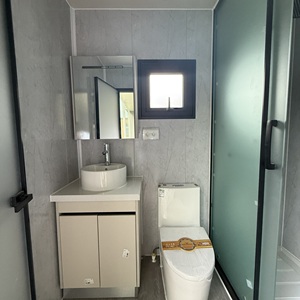 Casa Prefabricada Económica de Acero con Paneles Sándwich, Mini Casa Moderna Tipo Apple de 20 y 40 Pies, Portátil, para Oficina o Apartamento - Product Image 6