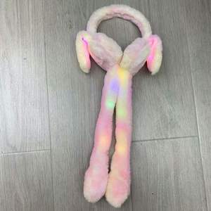 Diadema de Peluche con Orejas de Conejo LED en Movimiento, Unisex, para Fiestas Navideñas - Product Image 2