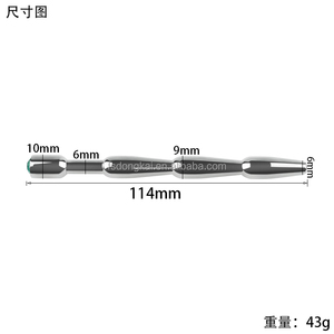 Секс-игрушки с алмазным дизайном, Расширительная пробка, забавная трубка «Лошадиный глаз», металлическая нержавеющая сталь, расширитель уретры, унисекс - Product Image 6