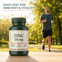 Comprimés de Picolinate de Zinc 50mg – Soutien Immunitaire, Santé de la Peau, Cheveux et Ongles – Complément pour Adultes – Marque Privée OEM – Vente en Gros