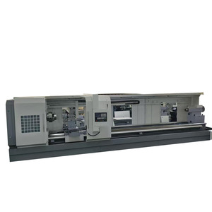bibo Weizhuo CK6180 CNC <b>Lathe</b> Large Horizontal Flat Bed CNC Machine <b>Tool</b> Automatic <b>Lathe</b> 11kw Motor - Product Image 1
