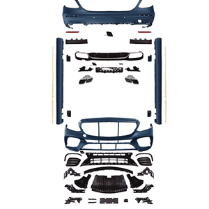 Nouveau kit de conversion de carrosserie HAKIMI, <span class=keywords><strong>vente</strong></span> directe d'usine, haute qualité, design agressif E63, noir brillant/aspect carbone, pour W213 Classe E - Product Image 6