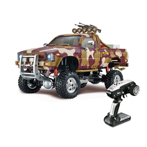 Voiture RC SJY-HG-P417 RTR 1/10 2.4G 4WD, camionnette 4x4 en métal, véhicule tout-terrain DIY, Rock Crawler - Product Image 2