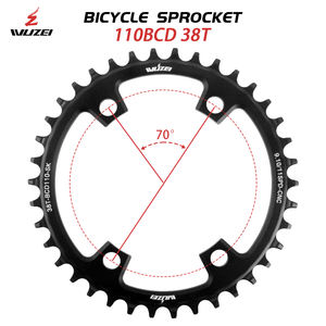 WUZEI 110BCD 36/38/40/42/44/46/48/50/52/54/56/58T Plato de <span class=keywords><strong>bicicleta</strong></span> de carretera de 4 garras para <span class=keywords><strong>Shimano</strong></span> R7000 R8000 4700 R2000 R3000 Piñón - Product Image 4