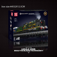 Modèle de locomotive à vapeur RC Mould King 12025, 3898 pièces, blocs de construction, jouet d'assemblage DIY, cadeau