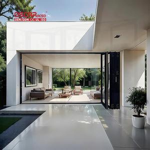 Puertas Plegables de Patio con Doble Vidrio Exterior, Diseño de Vidrio Low-E, Puertas Bi-Plegables para Balcones, Jardines y Terrazas - Product Image 1