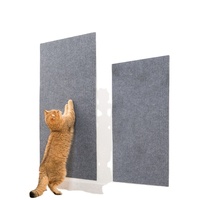 Tapis anti-griffures pour chat en tissu non tissé auto-adhésif découpable, épaissi, résistant aux déchirures, autocollant mural, résistant à l'usure, sans débris, pour l'escalade
