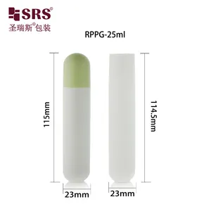 Custom 20ml 25ml Portable Cosmetic Deodorant Refreshing Frosted Plastic PCR Roll On Bottle