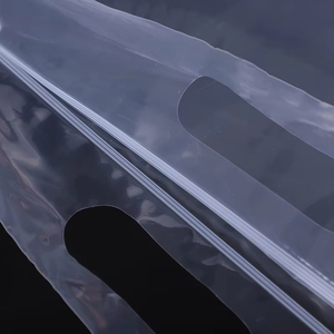 Plastic Zipper <strong>Bag</strong> with Handle Custom Logo Clear Ziplock <strong>Bag</strong> <strong>Small</strong> <strong>Zip</strong> <strong>Bags</strong> for Socks Hats Clothing - Product Image 6