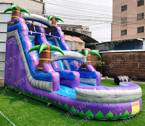 Tobogán Acuático Inflable Comercial <span class=keywords><strong>de</strong></span> PVC <span class=keywords><strong>y</strong></span> Vinilo Rosa, Casa <span class=keywords><strong>de</strong></span> Brinco, Color Personalizado, Certificado EN14960, <span class=keywords><strong>Parque</strong></span> <span class=keywords><strong>de</strong></span> Aventuras al Aire Libre - Product Image 5