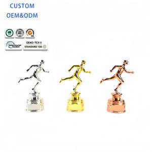 ถ้วยรางวัลเรซิ่นแบบกำหนดเองสำหรับงานฝีมือโลหะ พิมพ์ซิลค์สกรีน ผลิตสำหรับการแข่งขัน พิธีมอบรางวัล ถ้วยรางวัลตกแต่ง - Product Image 3