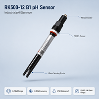 Probe pH Akurasi Tinggi dengan Sambungan PG13.5 dan Steker Tahan Air M8, Presisi 0.01pH, dan 0-60 ℃   Rentang Suhu yang Luas