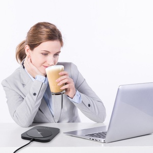 Chauffe-tasse intelligent 3-en-1 avec chargeur sans fil 10W - Sous-verre chauffant automatique avec contrôle de température à 3 niveaux - Product Image 3