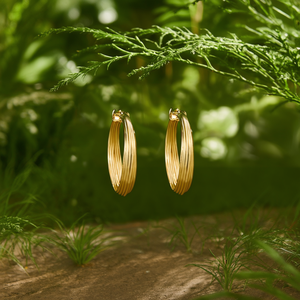 Pendientes de Aro Modernos PND202404-158 - Product Image 3