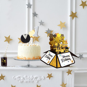 Tarjeta <span class=keywords><strong>de</strong></span> cumpleaños emergente 3D ahuecada a mano personalizada, tarjeta <span class=keywords><strong>de</strong></span> felicitación plegable creativa con caja <span class=keywords><strong>de</strong></span> regalo <span class=keywords><strong>de</strong></span> papel divertida para CELEBRACIÓN <span class=keywords><strong>DE</strong></span> Navidad - Product Image 2