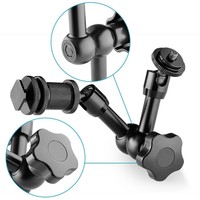 Bras Magique Articulé Réglable de 7 Pouces, Supports de Chaussure Chaude, Puissance de Friction Pour Appareil Photo Dslr Rig, Moniteur LCD, Lumière LED