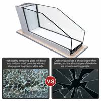 Cloison modulaire en aluminium à double vitrage de 100 mm résistante aux chocs avec persiennes : Mur insonorisé durable pour les écoles et les laboratoires