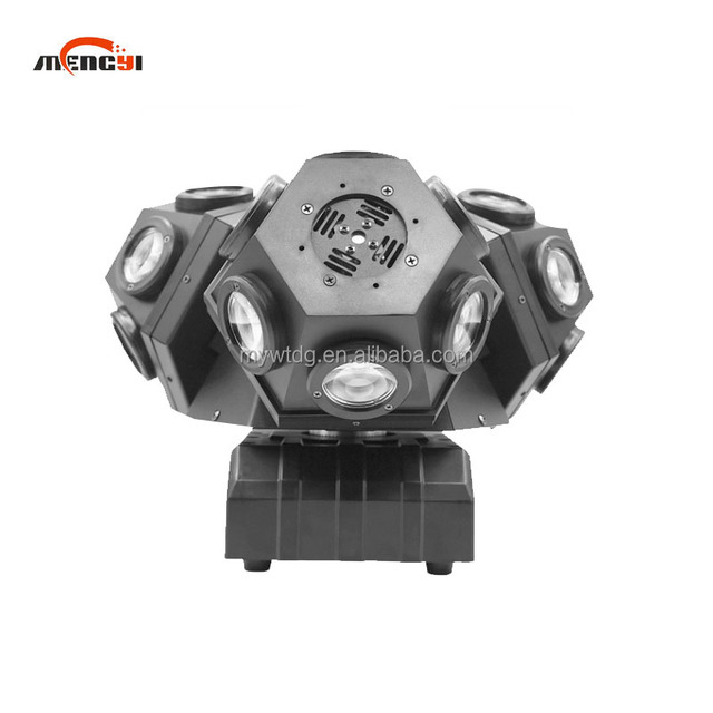 Three-Head Beam Moving Head Disco Stage Lighting 18pcs Creep Lamp Bar 200W Power LED DJ Equipment with Laser Light for KTV