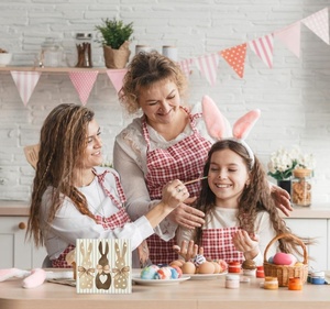 Casa <span class=keywords><strong>de</strong></span> campo Conejito rústico Conejo Primavera Interior Bloque <span class=keywords><strong>de</strong></span> <span class=keywords><strong>madera</strong></span> Signo Feliz Pascua Caja <span class=keywords><strong>de</strong></span> <span class=keywords><strong>madera</strong></span> Placa Técnica pintada a mano - Product Image 2