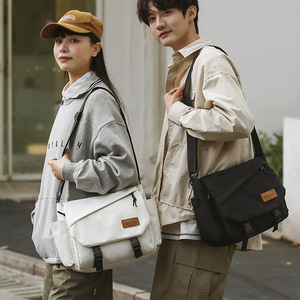 New Unisex Canvas Multi-Functional Crossbody Bag Lightweight Messenger and Shoulder Bag Simple Casual <b>Backpack</b> - Product Image 6