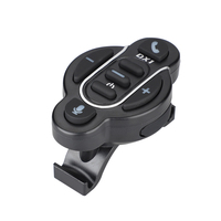 Control Remoto Bluetooth para Manillar de Motocicleta, Botón Inalámbrico para Medios, Contestador de Llamadas Telefónicas, Asistente de Voz para Montaje en Manillar de Bicicleta