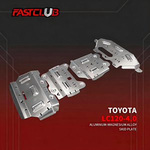 Protector de Coche de Aleación de Aluminio de Cobertura Total FASTCULB-LC120-4.0 de 8mm para Toyota PRADO 1998-2007, Protección para Patinetas, Orificio Original - Product Image 4