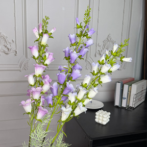 Fleurs artificielles en soie Jinxi, fleurs de clochettes à longue tige, décoration de mariage, décoration de la maison, accessoires de festival en plein air - Product Image 1
