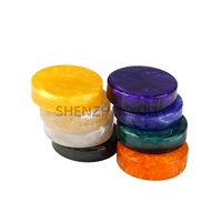 Pions de Backgammon Personnalisés en Nacre, Blanc, Crème, Jaune Doré, Orange, Vert Émeraude, Violet Royal, Bleu, et en Marbre