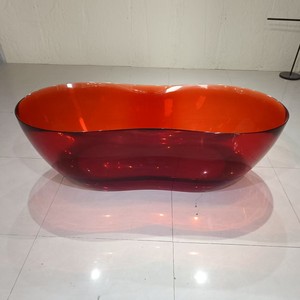 Nouvelle conception <span class=keywords><strong>de</strong></span> <span class=keywords><strong>baignoire</strong></span> autoportante <span class=keywords><strong>de</strong></span> luxe moderne en résine cristalline transparente et écologique avec drain, garantie <span class=keywords><strong>de</strong></span> 3 ans, <span class=keywords><strong>baignoire</strong></span> <span class=keywords><strong>de</strong></span> trempage pour hôtel - Product Image 5