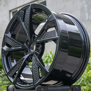 Rines de Repuesto de Aleación con Diseño de Escamas de Dragón en Negro Brillante de 18 Pulgadas, 5x114.3 - Product Image 4