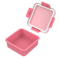 AOHEA Boîte à bento écologique pour enfants, mignonne, avec compartiments sans BPA, étanche, micro-ondable et lavable au lave-vaisselle