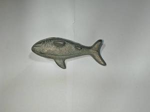 골동품 스타일 푸른 고래 차 애완 동물 해양 생물 황동 휴대용 수집 가능한 금도금 금속 크로스 보더 조각 천사 테마 - Product Image 2