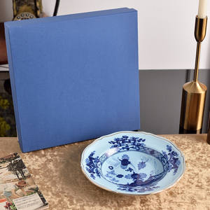 Juego de Platos Hondos de Porcelana Europea de Alta Calidad, Modelo Nuevo Multicolor, de 9 Pulgadas, con Caja de Regalo, Ecológico - Product Image 6