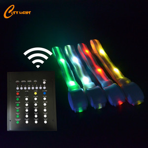 <span class=keywords><strong>15</strong></span> Multicolor RGB DMX Proragrammed การควบคุมระยะไกล Rfid นำสร้อยข้อมือ/สายรัดข้อมือสำหรับคอนเสิร์ตพรรค,เหตุการณ์ - Product Image 3
