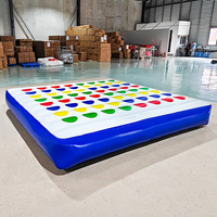 Jeux gonflables personnalisés, tapis de jeu gonflable géant, tapis de jeu interactif en PVC pour adultes et adolescents, jeux d'équipe en plein air