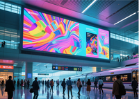 Pour Cosun LED panneau écran d'affichage intérieur pour haute vitesse Rail aéroport centre commercial société fête et ascenseur mur publicité