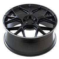 Rines de Aleación de 20 Pulgadas para Auto, Moldeados por Flujo, Color Personalizado, 5 Birlos, para Reparación Diaria de Autos, Mejora de Apariencia