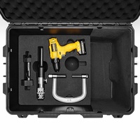 Boîte de rangement personnalisée L230 à usage intensif Mallette à outils électriques en plastique dur à roulettes pour perceuse sans fil DEWALT