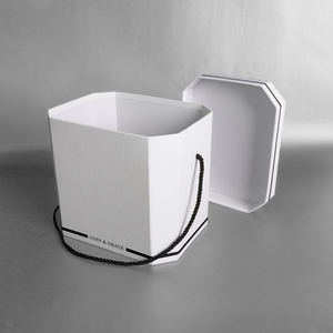 Vente en gros de grandes boîtes cadeaux rouges à <span class=keywords><strong>cylindre</strong></span> rond Offre Spéciale de luxe personnalisées emballages en carton pour fleurs - Product Image 2
