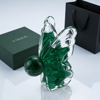 Nouvelle conception, flacon de parfum en verre vide unique, 50 ml, 100 ml, rectangulaire, avec bouchon à pression, flacons de parfum en verre de luxe avec boîte cadeau