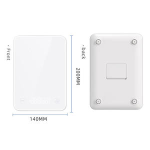 Balance électronique numérique de cuisine pour peser les aliments à la maison, capteur de pesage pour la <span class=keywords><strong>conversion</strong></span> des unités en grammes et en onces - Product Image 6
