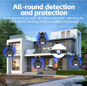 Sistema di Sorveglianza 4ch 8ch 5mp DVR AHD 4K con Visione Notturna a Colori, Telecamera IP Analogica Wireless di Sicurezza IP67 Bullet <span class=keywords><strong>UNV</strong></span> a Prezzo all'Ingrosso - Product Image 2