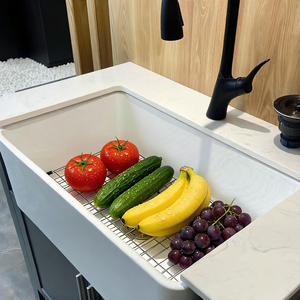 <span class=keywords><strong>Lavello</strong></span> da <span class=keywords><strong>Cucina</strong></span> in Ceramica Stile Americano a Doppia Vasca - <span class=keywords><strong>Lavello</strong></span> Semi-Incassato Resistente all'Ingiallimento con Doppia Vasca - Product Image 3