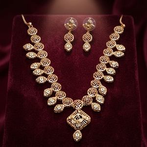 ขายส่งสร้อยคอทอง14K 18K 24K สร้อยคอแบบตุรกี, สร้อยคอแฟชั่น, เครื่องประดับทองเหลืองทองไก่งวง - Product Image 3