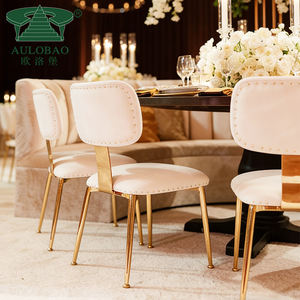 เก้าอี้จัดเลี้ยงงานแต่งงานโครงเหล็กสแตนเลสหุ้มเบาะอย่างหรูหราสำหรับห้องจัดเลี้ยงโรงแรม - Product Image 3