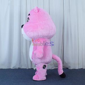 Disfraz Inflable de Pantera Rosa de 2 m/6.6 pies de Altura, Disfraz de Mascota de Animal de Dibujos Animados para Bodas - Product Image 5
