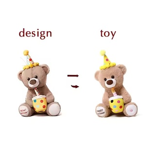 Jouets en peluche personnalisables, oreiller mignon en coton PP, coussin de chevet, étiquette personnalisée, emballage, étiquette suspendue - Product Image 5