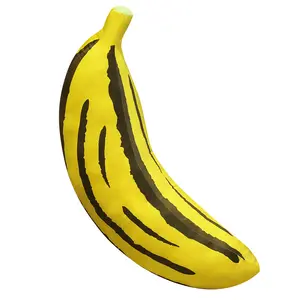 Nieuwe Aankomst Afneembare Wasbare Rotte Banaan Kussen Knuffelen Schattige Dingen Home Shop Decoratie Siësta Sleutel Hanger Groothandel