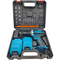 Mini perceuse de haute qualité avec batterie Li-ion 1,5 Ah, ensemble d'outils à vitesse variable pour usage industriel, emballage OEM en coffret rigide